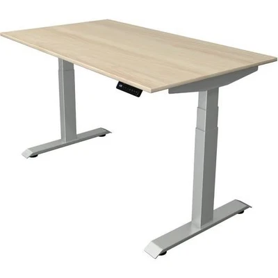Afbeelding van Kerkmann Zit sta bureau Move 4 blank essen 140x80cm elektrisch