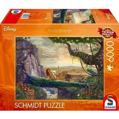 Afbeelding van Schmidt Spiele 57396 Thomas Kinkade, Disney, The Lion King, Return to Pride Rock​, puzzel met 6000 stukjes