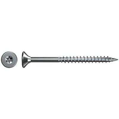 Afbeelding van Fischer 551194 Spaanplaatschroeven 5 mm 50 Binnen T, Interne vertanding, TX, Torx, T profiel Staal Galvanisch verzinkt 200 stuk(s)