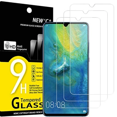 Afbeelding van NEW&#039;C 3 Stuks, Screen Protector voor Huawei Mate 20x, Gehard Glass Schermbeschermer Film 0.33 mm ultra transparant, resistent