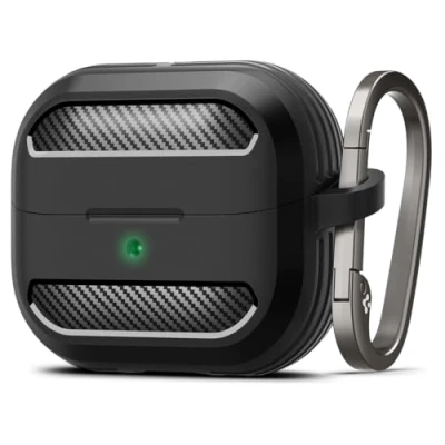 Afbeelding van Spigen Rugged Armor Hoes compatibel met Samsung Galaxy Buds 3 Pro Mat Zwart