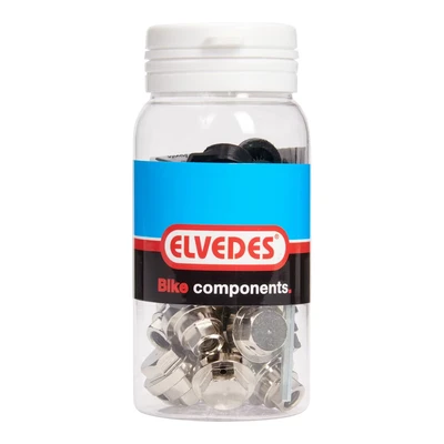 Afbeelding van Elvedes Schroefnippels met E caps rollerbrake BR IM81/80/55/45 messing (15 stuks)