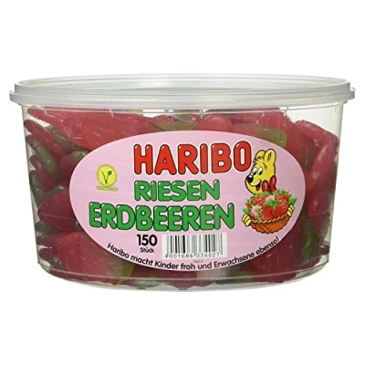 Afbeelding van Haribo Aardbeien 150stuks