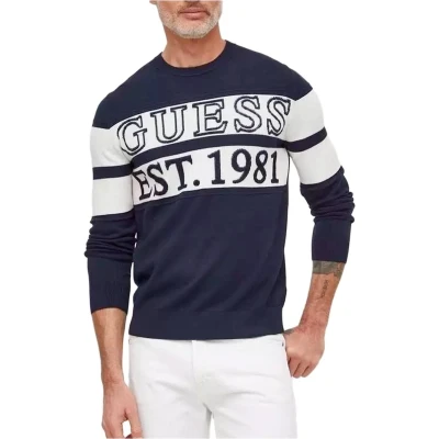 Afbeelding van Guess Logo Til Mænds Sweater Fra 1981 Maat XS