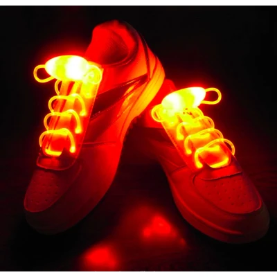Afbeelding van OGS Lichtgevende veters Veiligheid Led RGB knipperende lampjes Rood