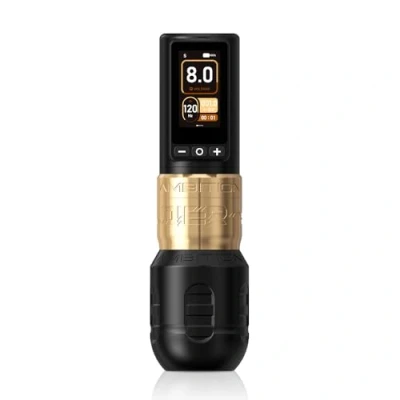 Afbeelding van Ambition Soldier 270 Draadloze tatoeagemachine met g.cm borstelloze motor hoog koppel roterende tatoeagecartridgepen 2400 mAh aanraakknoppen LED digitaal display voor tatoeëerders