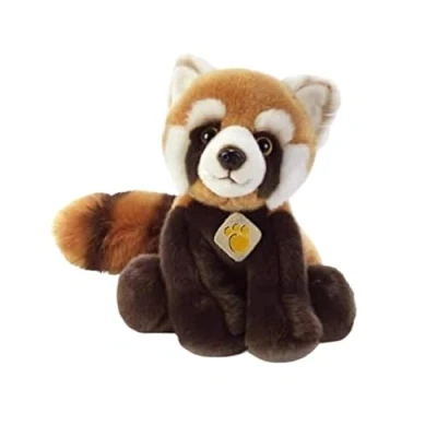 Afbeelding van Plush &amp; Company Ailur Panda Rood L 30 cm 126, Veelkleurig, 8029956159381