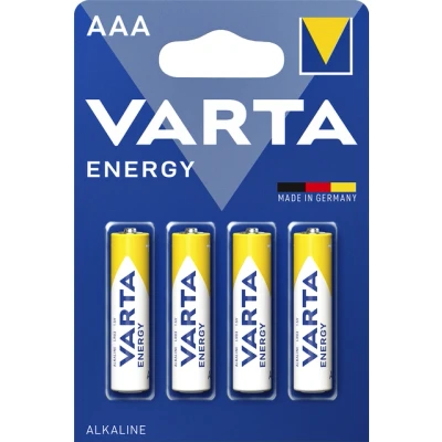Afbeelding van Varta Batterijen Energy Alkaline LR03/AAA 1.5 Volt 4 Stuks