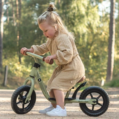 Afbeelding van Bandits &amp; Angels loopfiets Starter vintage groen limited 2 jaar jongens en meisjes metaal
