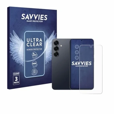 Afbeelding van Savvies Screenprotector voor Samsung Galaxy S25 Enterprise Edition (Voor+Camera) Folie Beschermfolie transparant (6 Stuks)
