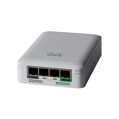 Afbeelding van Cisco Business 145AC 802.11ac 2x2 Wave 2 Access Point 4 Ports GbE 1 Port PoE Wandmontageplaat met beperkte levensbescherming (CBW145AC E)