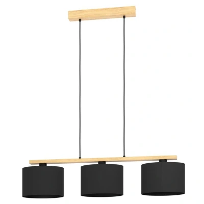Afbeelding van EGLO Castralvo Hanglamp E27 97,5 cm Bruin/Zwart