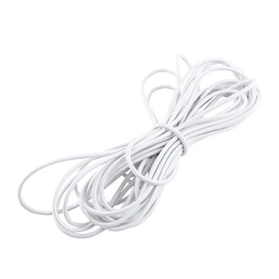 Afbeelding van Zwart/wit 5M/10M elastisch bungee koord nylon koorden Kajak Stretch String Rope Tie Down Trailer Strap (5 mm * 10 m wit)