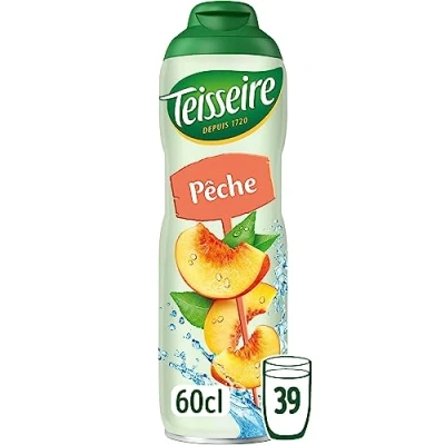 Afbeelding van Teisseire Zero Suiker Perzik Siroop 60cl