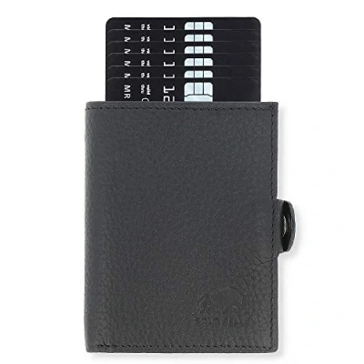 Afbeelding van Solo Pelle Riva Slim Wallet met muntvak [12 kaarten] Slimwallet [RFID bescherming] kaarthouder [leer] Smart voor mannen en vrouwen, bruin (vintage bruin), One Size, creditcardhoes