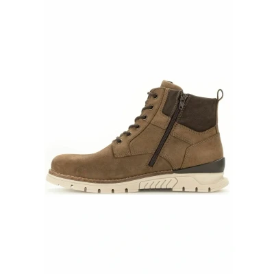 Afbeelding van Pius Gabor Veterboots, Heren, Maat: 42, Dk earth mocca Nubukleer