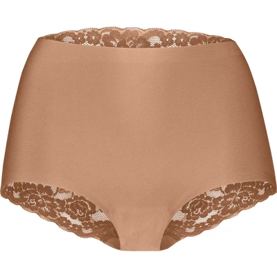 Afbeelding van ten Cate Secrets HIGH Waist MET KANT Slip, Dames, Maat: 42, Hazelnut