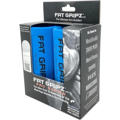 Afbeelding van Fat Gripz Pro The Simple Proven Way to Get Big Biceps &amp; Forearms Fast (Winner of Men’s Health Magazine Award 2021) (5,7 cm outer diameter)