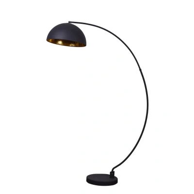 Afbeelding van Avignon Industrieel Design Booglamp Vloerlamp Goud Zwart