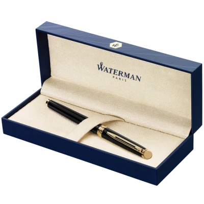 Afbeelding van Waterman Hémisphère Matt Black GT Vulpen Schrijfwijze: Medium Kleur: Zwart De Vulpenwereld