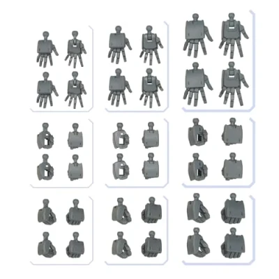 Afbeelding van BANDAI HOBBY KIT GUNDAM OPTIE ONDERDELEN SET GUNPLA 03 (BUILD HANDS Edge)