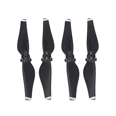 Afbeelding van 2 Paare Mavic Luft Props Klinge, CW CCW Schnellspanner Kohlefaser RC Drone Zubehör für Air(Weiß Stripe)