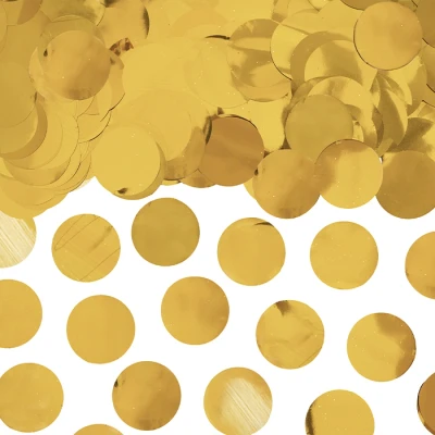 Afbeelding van Partydeco Strooidecoratie tafelconfetti goud