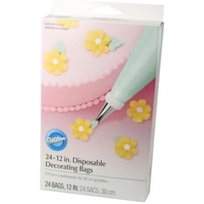 Afbeelding van Wilton Wegwerp Spuitzakken 30 cm, 24 stuks
