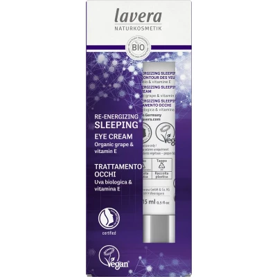 Afbeelding van Lavera Re Energizing sleep eye cream bio 15ml