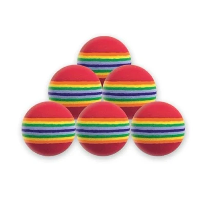Afbeelding van Longridge Foam Ball Multi Coloured 6 Pack