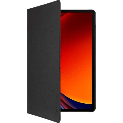 Afbeelding van Samsung Galaxy Tab S9 Plus Hoes: Gecko Covers Easy Click Eco Bookcase Black Kunstleder Tablet Hoezen