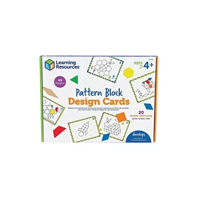 Afbeelding van Pattern Blocks Design Cards/Ontwerpkaarten
