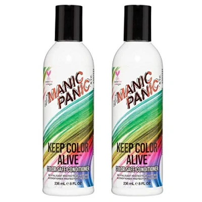 Afbeelding van Manic Panic Keep Color Alive Colour Safe Conditioner, Vegan Cruelty Free Stays For Longer, Maintains Colour, 2 x 236ml