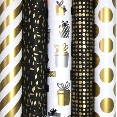 Afbeelding van Gatsby Cadeaupapier Extra sterk premium assortiment inpakpapier 2 meter x 70 cm 10 Rollen