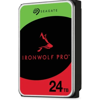 Afbeelding van Seagate IronWolf Pro ST24000NT002 Vaste schijf 24 TB intern 3.5&quot; SATA 6Gbs 7200 tpm buffer: 512 MB met 3 jaar Rescue Data Recovery