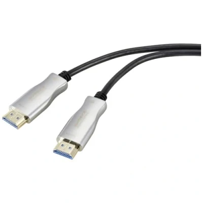 Afbeelding van SpeaKa Professional SP 9019352 HDMI kabel Aansluitkabel A stekker, stekker 30.00 m Zwart 4K UHD, Afgeschermd