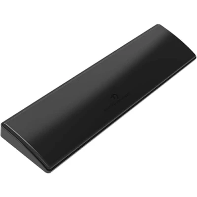 Afbeelding van Ergonomische polssteun voor 60% mechanisch toetsenbord Antislip rubberen voetjes met traagschuim Polskussenondersteuning computer Laptop Uren comfortabel typen Werken Gaming 11,3 * 2,8 0,8 inch (zwart)