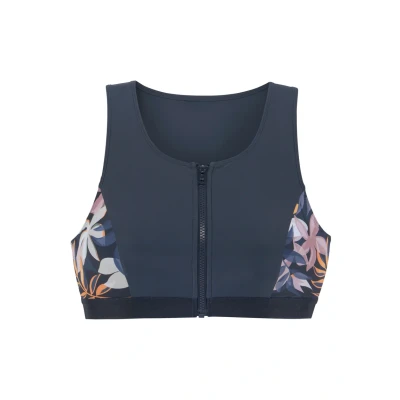 Afbeelding van NU 25% KORTING: active by Lascana Crop bikinitop WAVE met ritssluiting voor