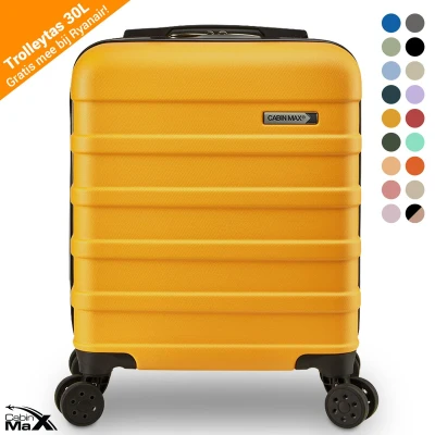 Afbeelding van Cabin Max Anode handbagage 45 x 36 20 cm lichte geschikt voor onder de stoel bij Easyjet, Toscaans Geel …