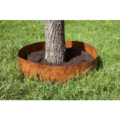 Afbeelding van Gietrand cortenstaal 50 cm Per Stuk
