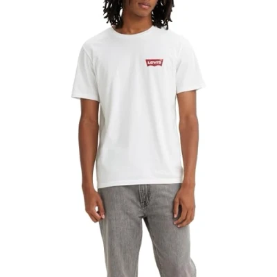 Afbeelding van Levi&#039;s Crewneck Graphic 2 PACK Tshirt basic, Heren, Maat: Small, Bright white