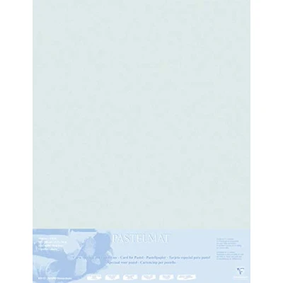 Afbeelding van Clairefontaine 396020C tekenvellen (verpakking met vellen pastel op karton gelamineerd, 1800 µm, 70 x 100 cm, ideaal voor droogtechnieken en pastel), lichtgrijs