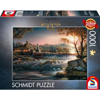 Afbeelding van Schmidt Spiele 58545 Lichten in de wildernis, Terry Redlin, puzzel met 1000 stukjes, meerkleurig