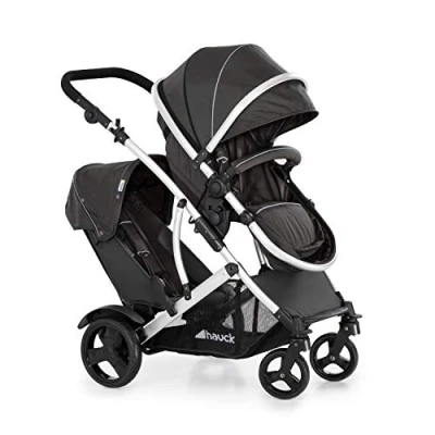 Afbeelding van Hauck Duett 2 duo buggy Vanaf geboorte Zwart