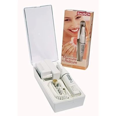Afbeelding van Bausch 0307 Elektrische manicure /pedicureapparaat, 7 opzetstukken: handnagels en teennagels slijpen, vijlen, polijsten, eelt verwijderen, nagelverzorging, voetverzorging, handverzorging, schoonheid