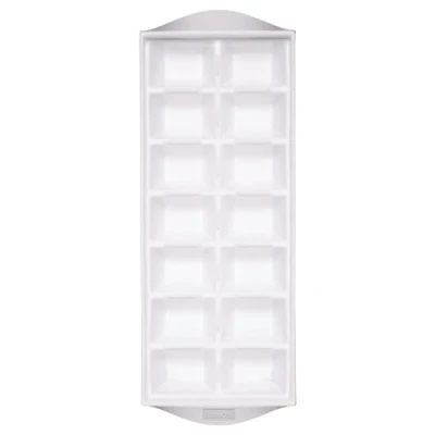Afbeelding van KitchenCraft IJsblokjesvorm, Kunststof IJsblokjesmaker, Easy Release, Wit, 32 x 12 Centimeter