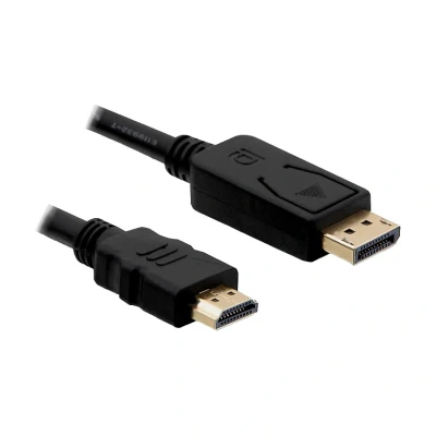 Afbeelding van Delock 82435 Kabel DisplayPort 1.1 male &gt; High Speed HDMI A passief 3 m zwart