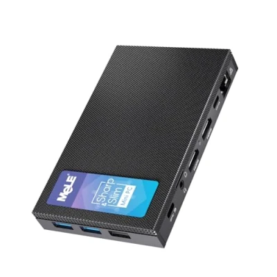 Afbeelding van MeLE Stille ventilatorloze mini PC 4C, Intel N100 van de 12e generatie (tot 3,4 GHz), desktopcomputer, 16 GB LPDRR4x RAM, 512 PCle3.0, Windows 11 Pro Micro