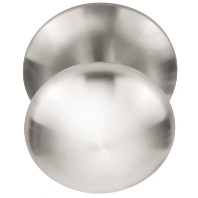 Afbeelding van Formani Voordeurknop BASICS LB80V vast op rozet PVD mat RVS