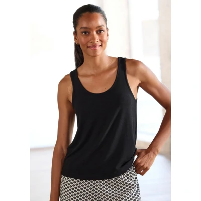 Afbeelding van Lascana Tanktop In zachte viscosemix